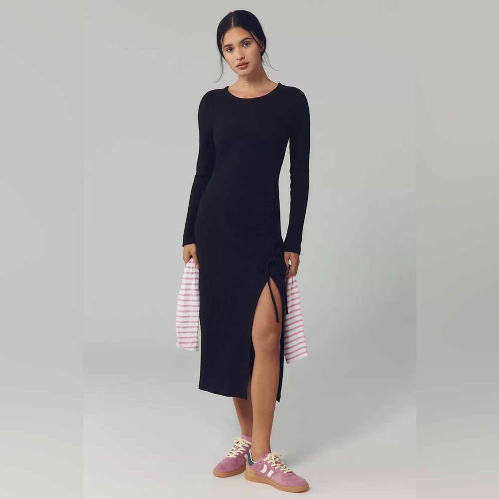 NWT! Anthropologie Daily Practice Long-Sleeve Maxi Dress - Multiple Sizes 🎡